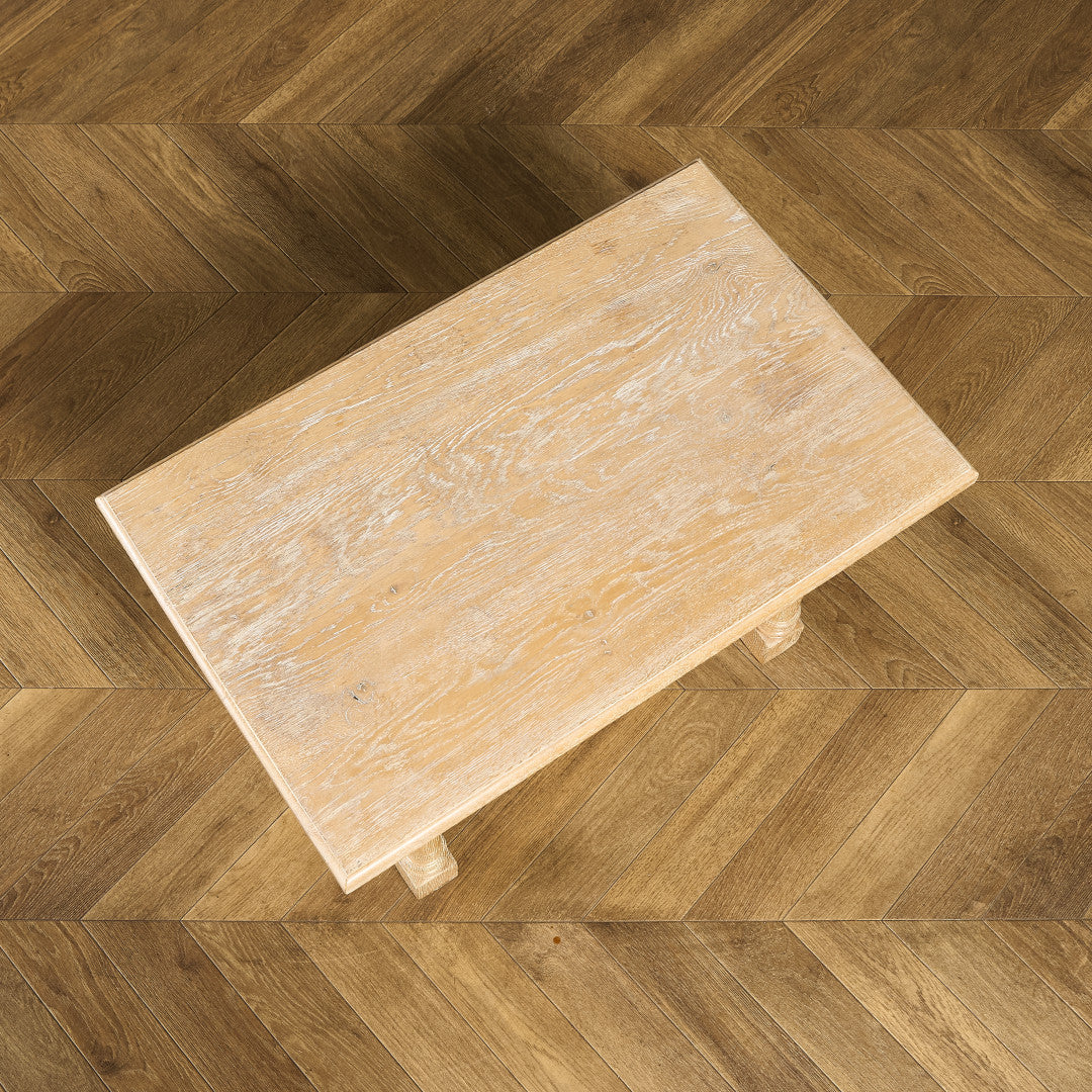 英国 クラシック ライムド オーク センターテーブル コーヒーテーブル