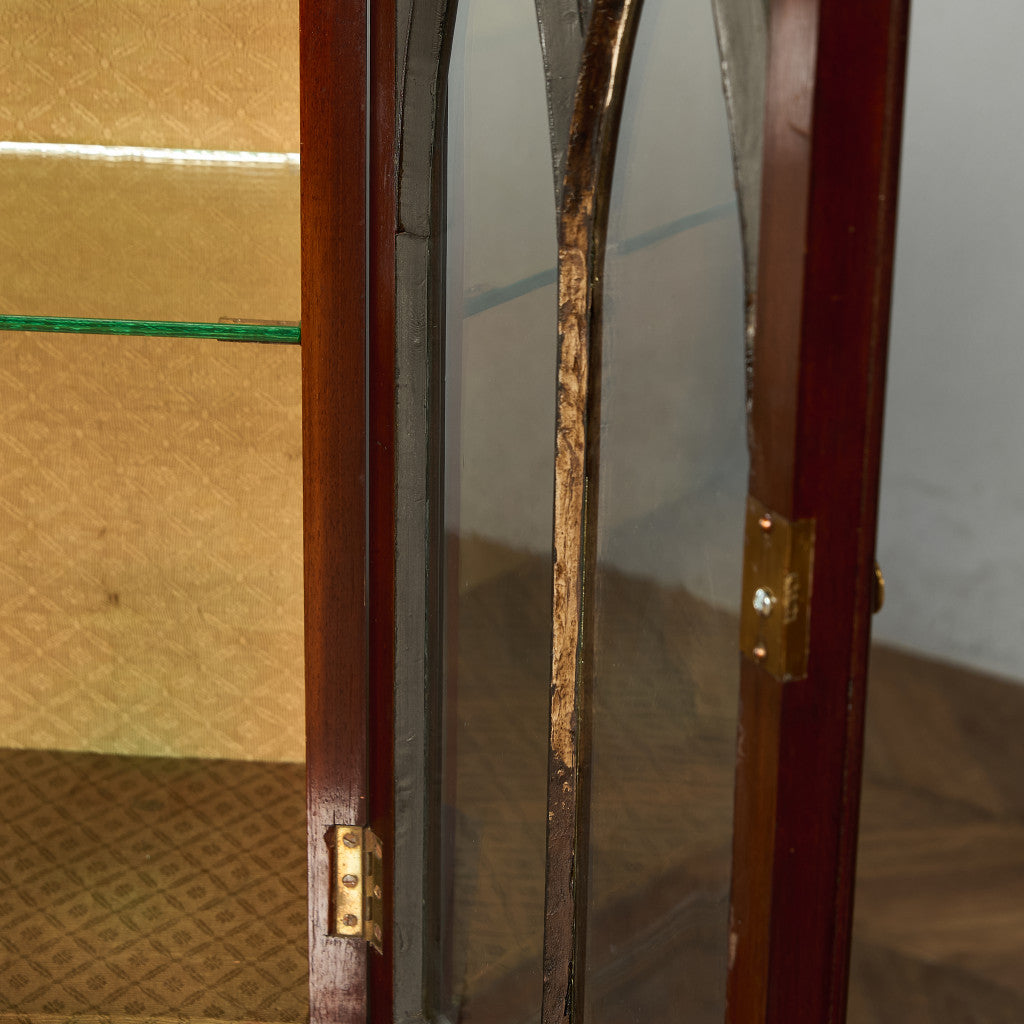 英国 クラシック ディスプレイ ガラス キャビネット #91846