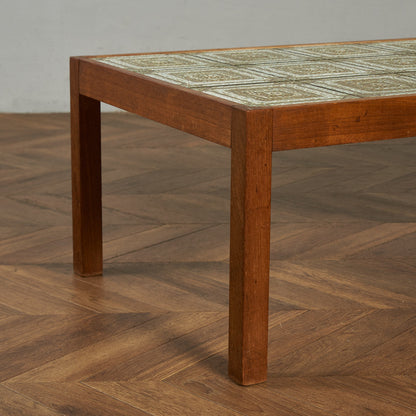 デンマーク製 タイルトップ コーヒーテーブル