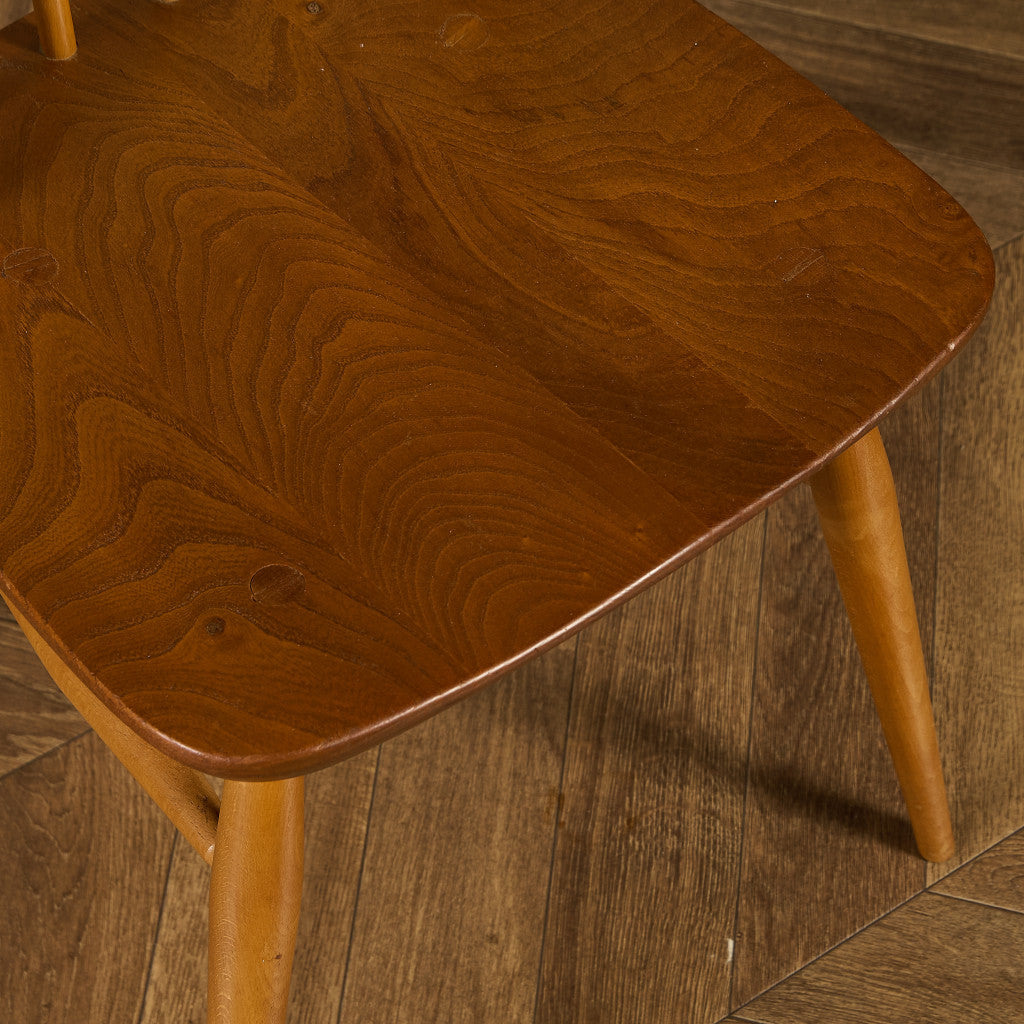 アーコール ERCOL ヴィンテージ 4本 スポーク フープバックチェア ラウンドゴールドラベル #89772