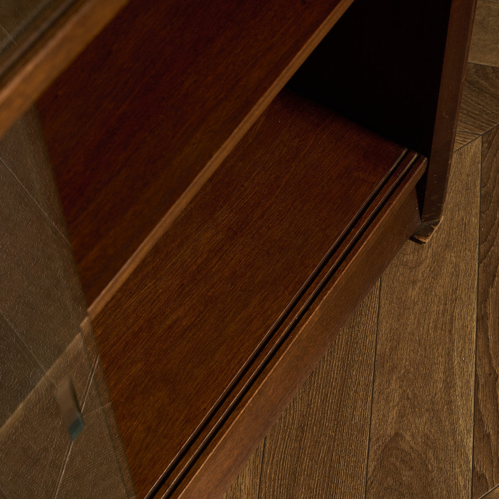 ヴィンテージ ガラスキャビネット 本棚