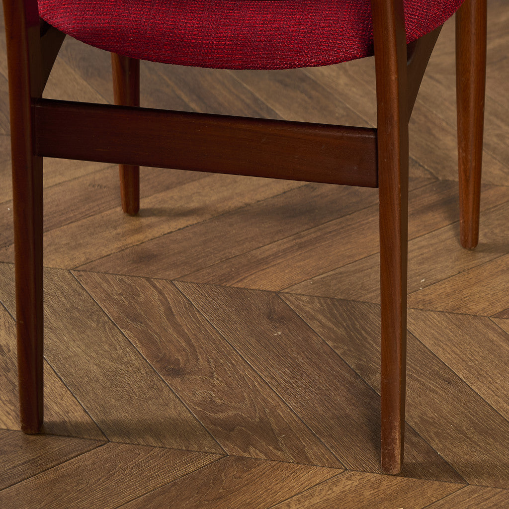 ヴィンテージ スラットバックチェア 座面張替え済み