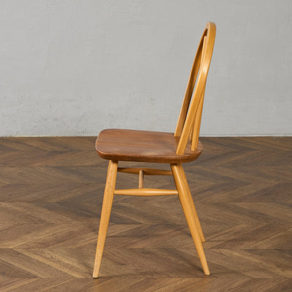 ヴィンテージ 4本 スポーク フープバックチェア ラウンドゴールドラベル