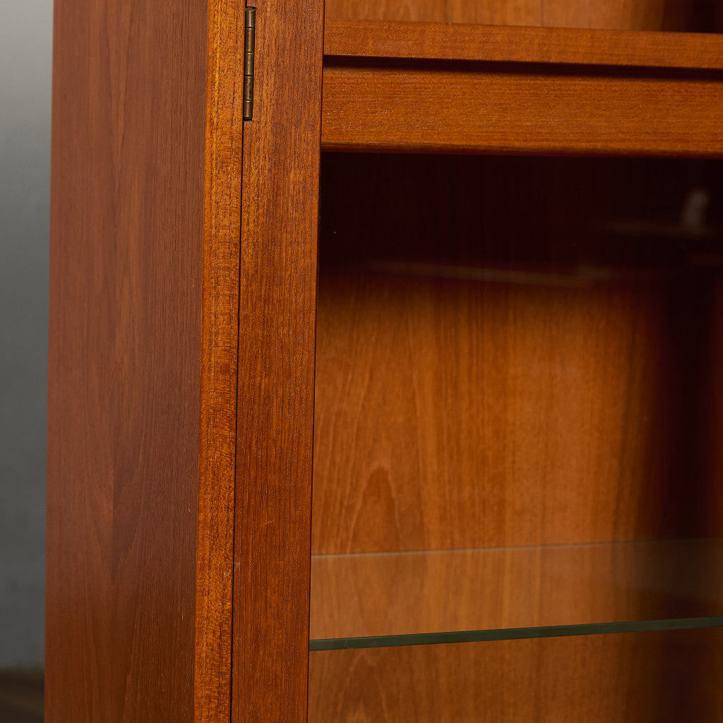 Fresco ガラス ブックケース カスタム アイアン ヘアピンレッグ