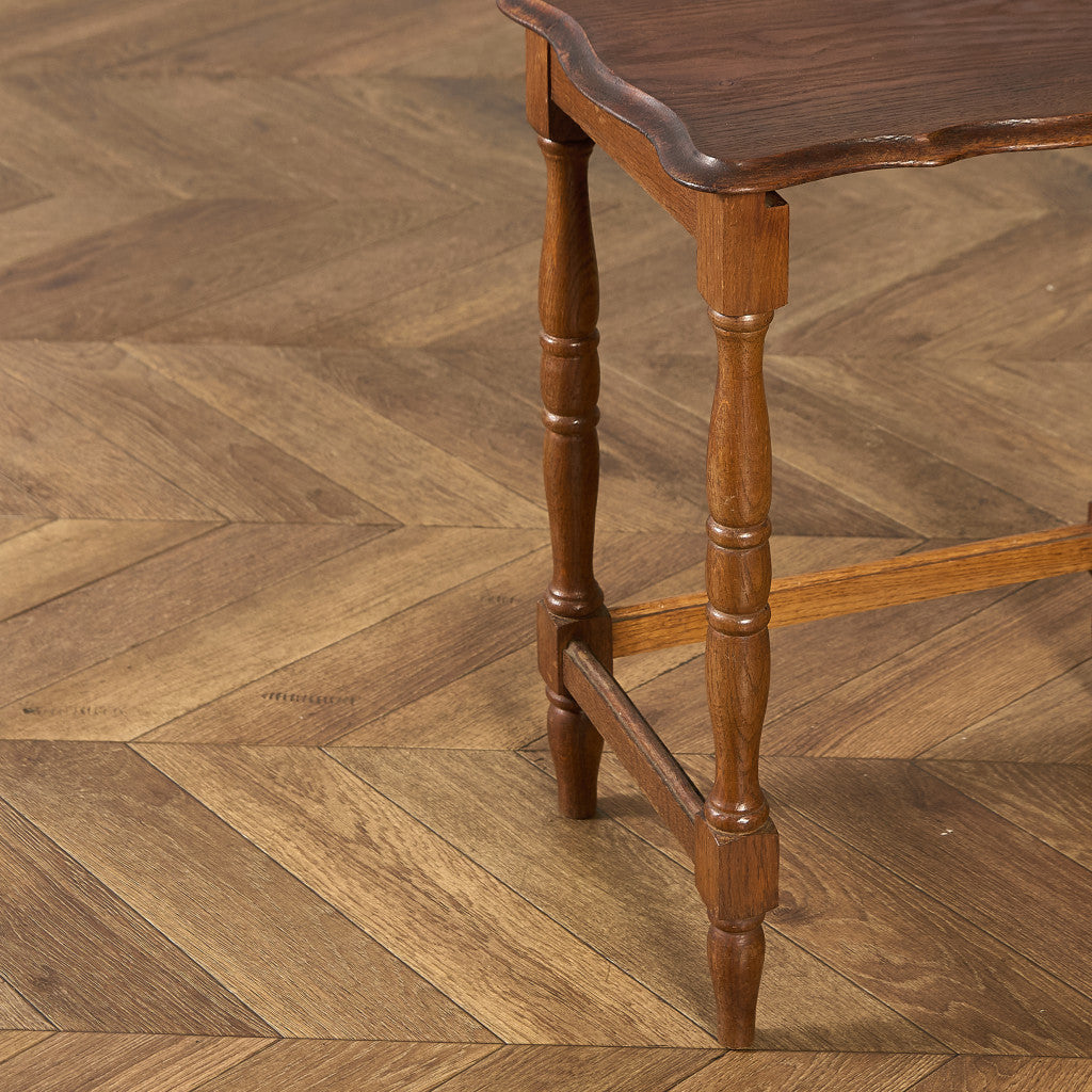 英国 クラシック オーク材 ネストテーブル サイドテーブル