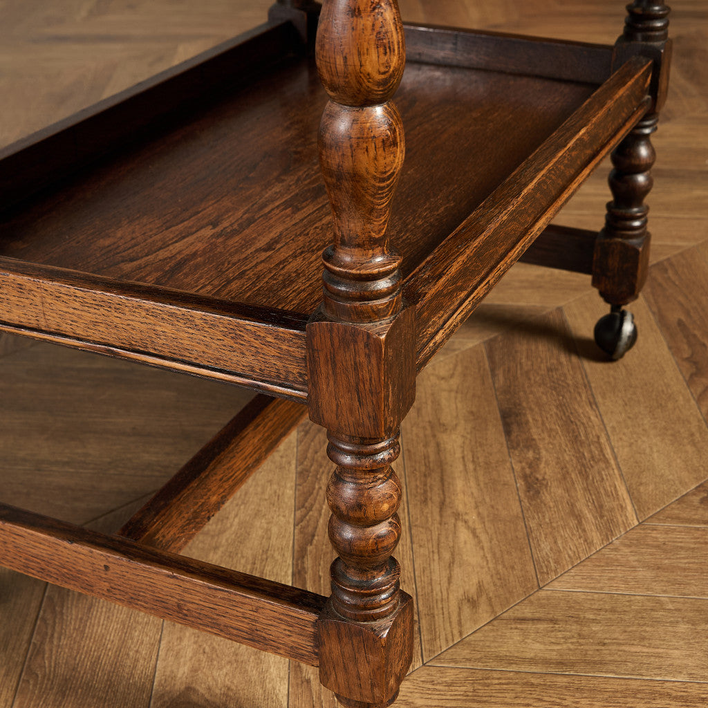 英国 クラシック ドロップリーフ サイドテーブル ティトロリー