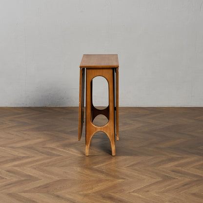 イギリス ヴィンテージ ドロップリーフ ゲートレッグテーブル