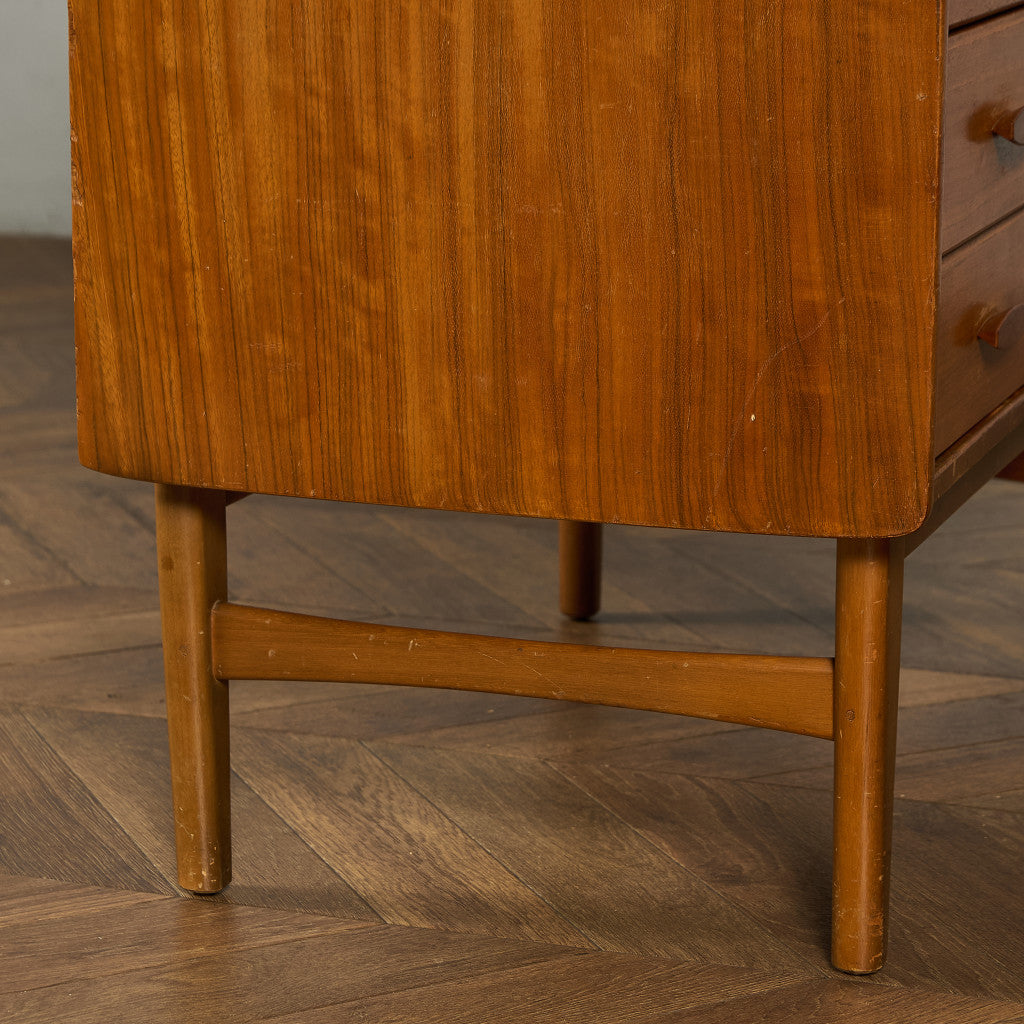 英国 ヴィンテージ 蛇腹扉 ライティングビューロー