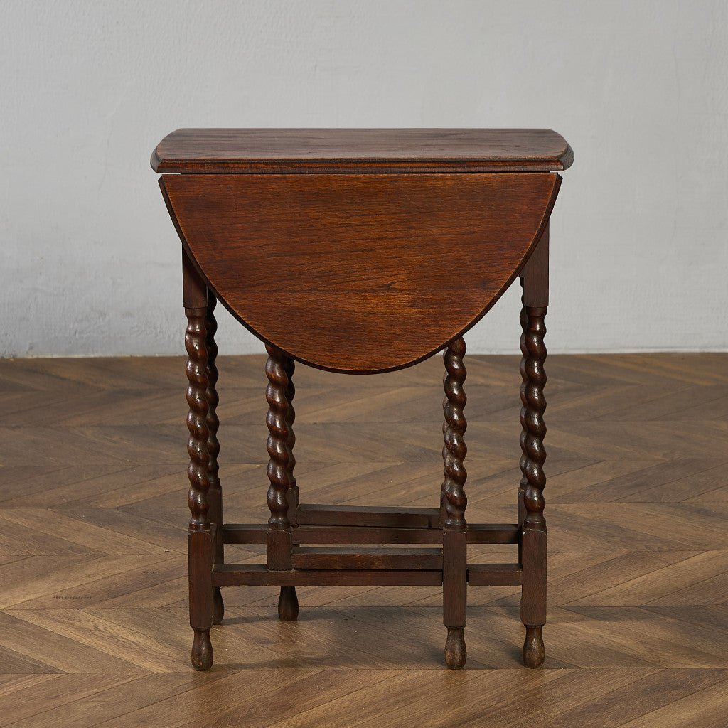 英国 クラシック ドロップリーフ ゲートレッグテーブル #97309