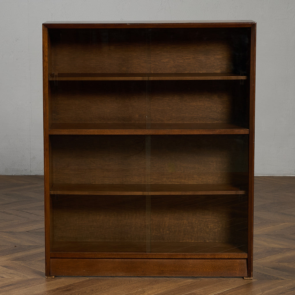 ヴィンテージ ガラスキャビネット 本棚