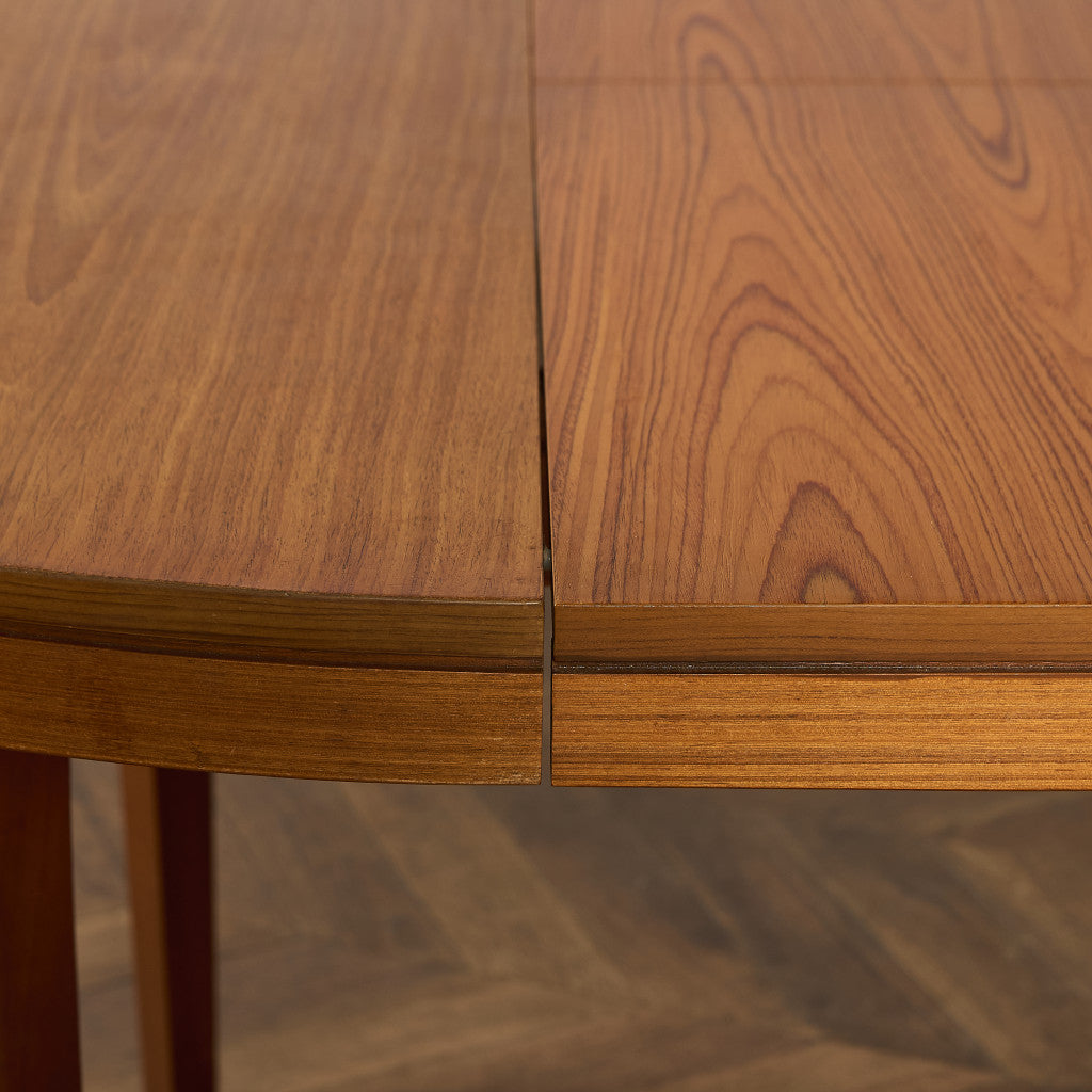 英国 ヴィンテージ エクステンション ラウンド ダイニングテーブル