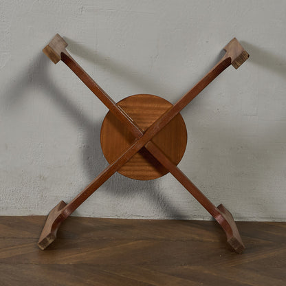 英国 ヴィンテージ ガラストップ コーヒーテーブル