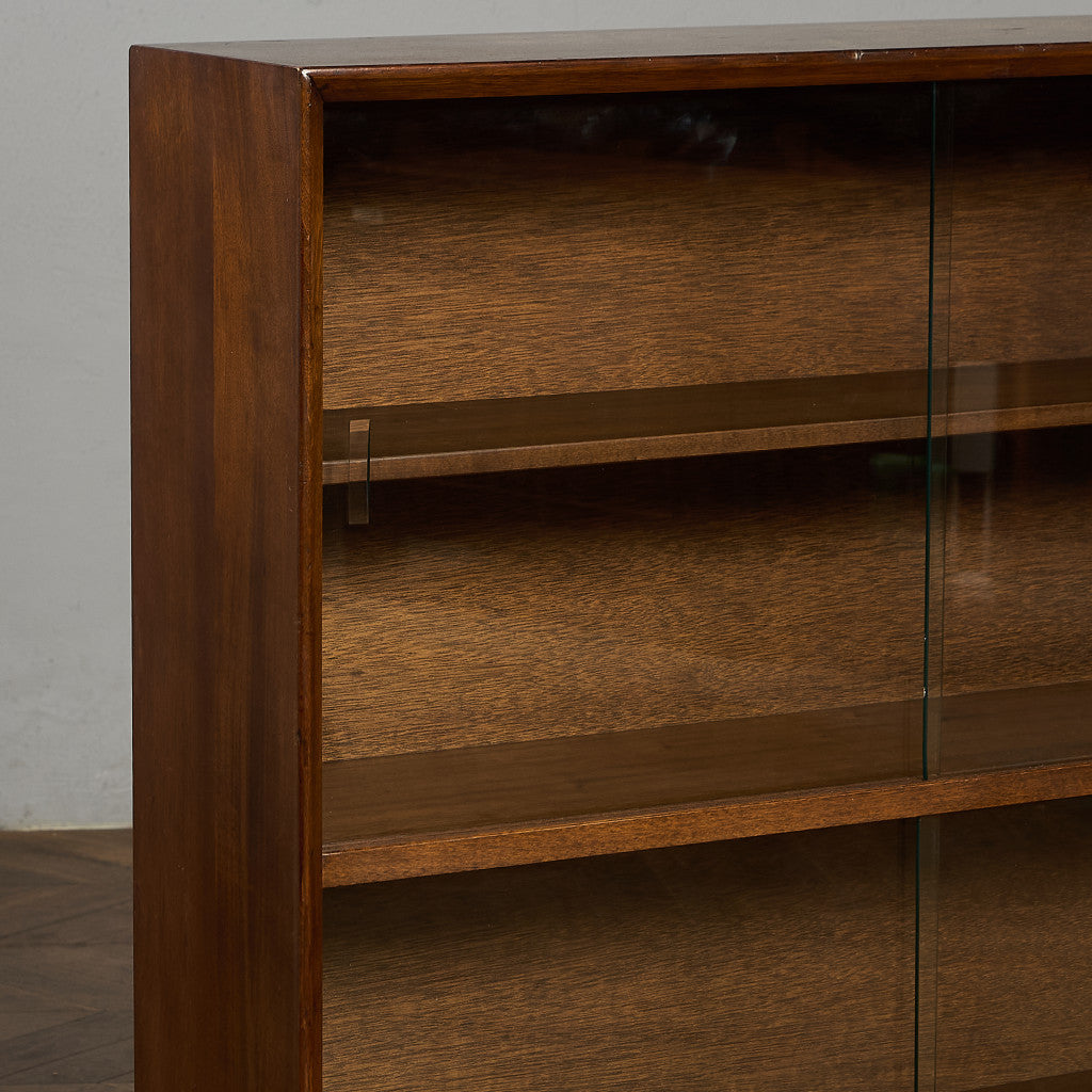 ヴィンテージ ガラスキャビネット 本棚