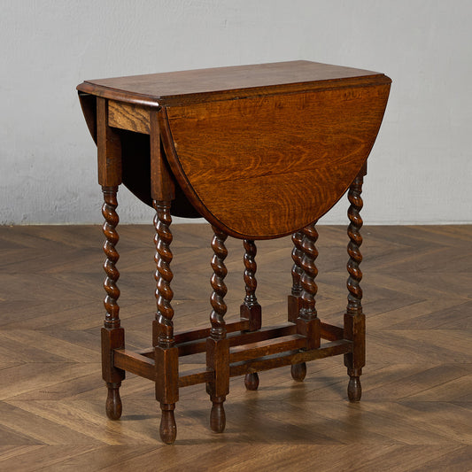 英国 クラシック ドロップリーフ ゲートレッグテーブル