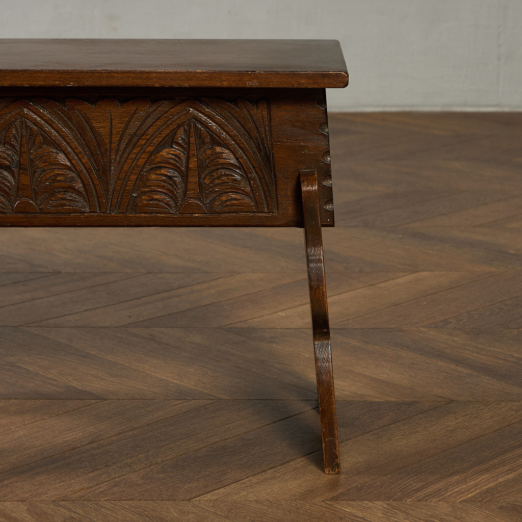 英国 クラシック 収納付 サイドテーブル