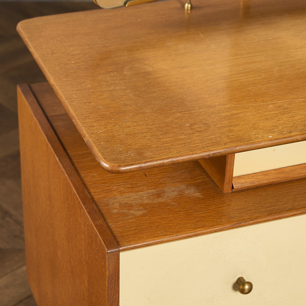 Chinese white ヴィンテージ ドレッサーデスク 初期ゴールドラベル