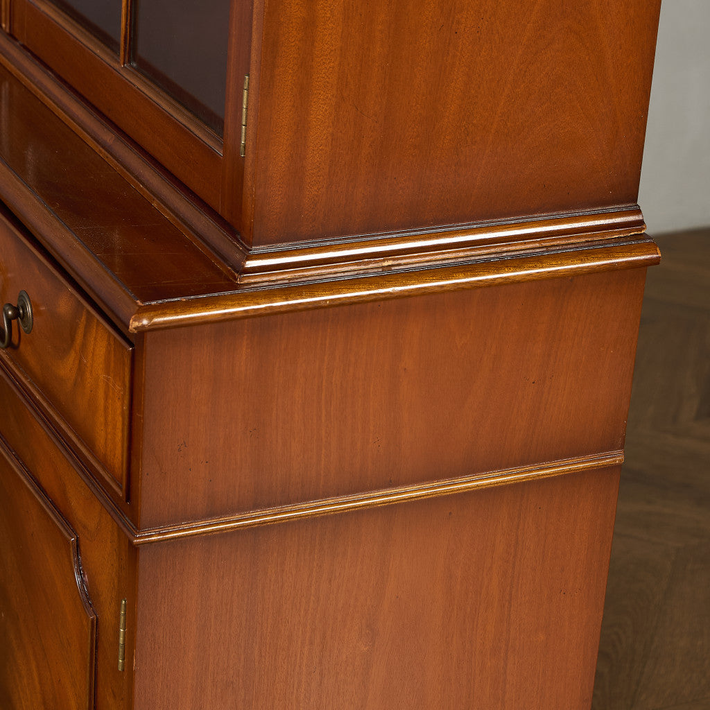 英国 クラシック エドワーディアン ブックケース 食器棚