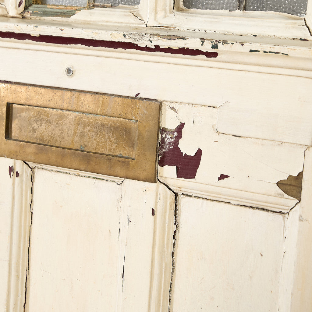 英国 アンティーク ペインテッド ステンドグラス ドア