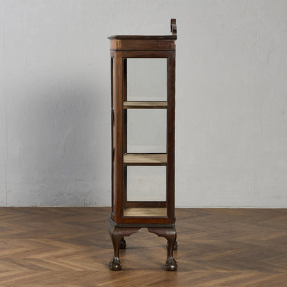 英国 クラシック ディスプレイ ガラス キャビネット #97302