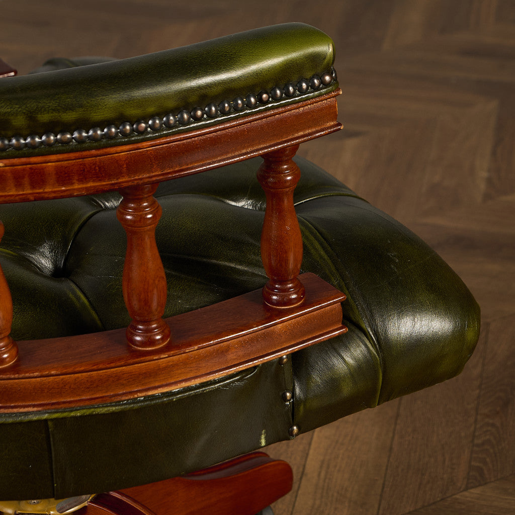 チェスターフィールド キャスターチェア オフィスチェア