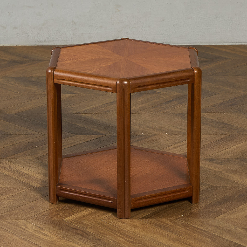 デンマーク ヴィンテージ ヘキサゴン コーヒーテーブル センターテーブル