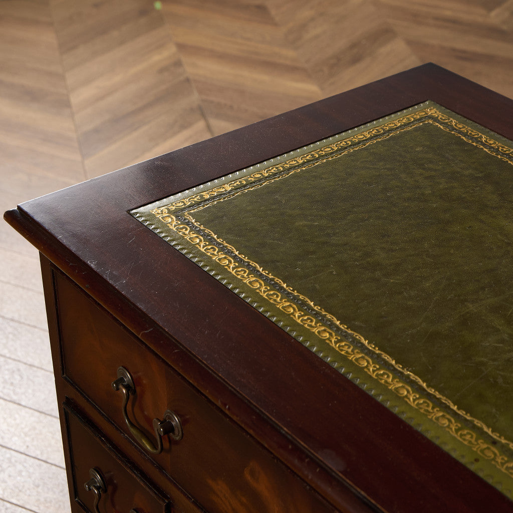 英国 クラシック 両袖 スモール デスク