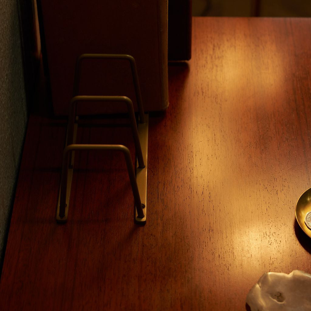 ブックスタンド アンティークゴールド