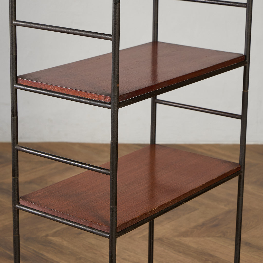 英国製 インダストリアル オープン シェルフ