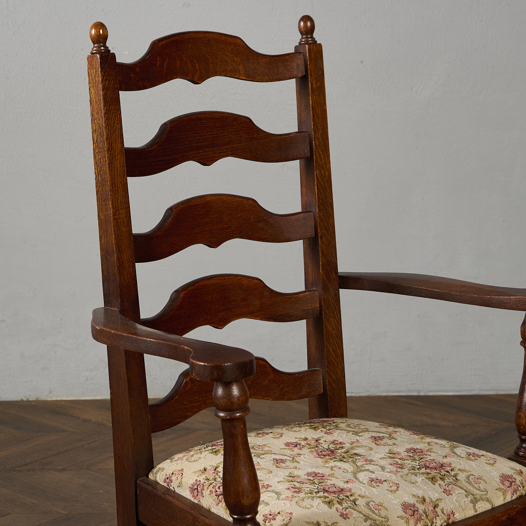 英国 クラシック ラダーバック アームチェア