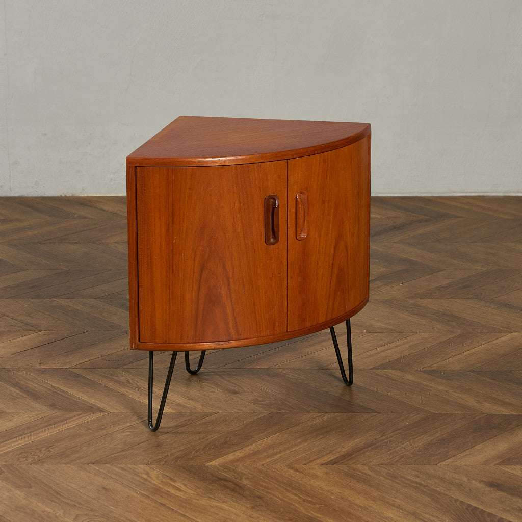 Fresco コーナーキャビネット 3点セット カスタム アイアン ヘアピンレッグ