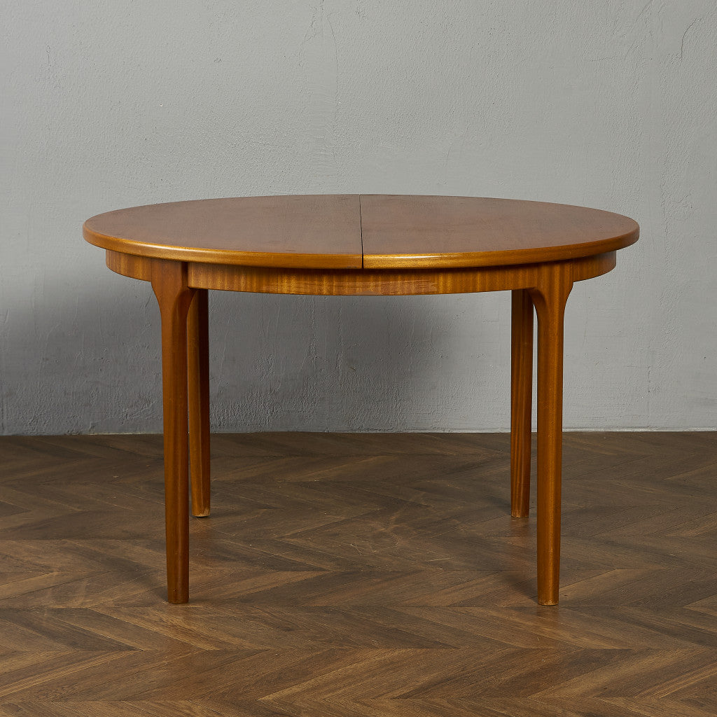 エクステンション ラウンドダイニングテーブル / 天板再塗装済み