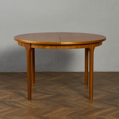 エクステンション ラウンドダイニングテーブル / 天板再塗装済み