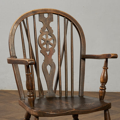 英国 クラシック ホイールバック ウィンザー アームチェア