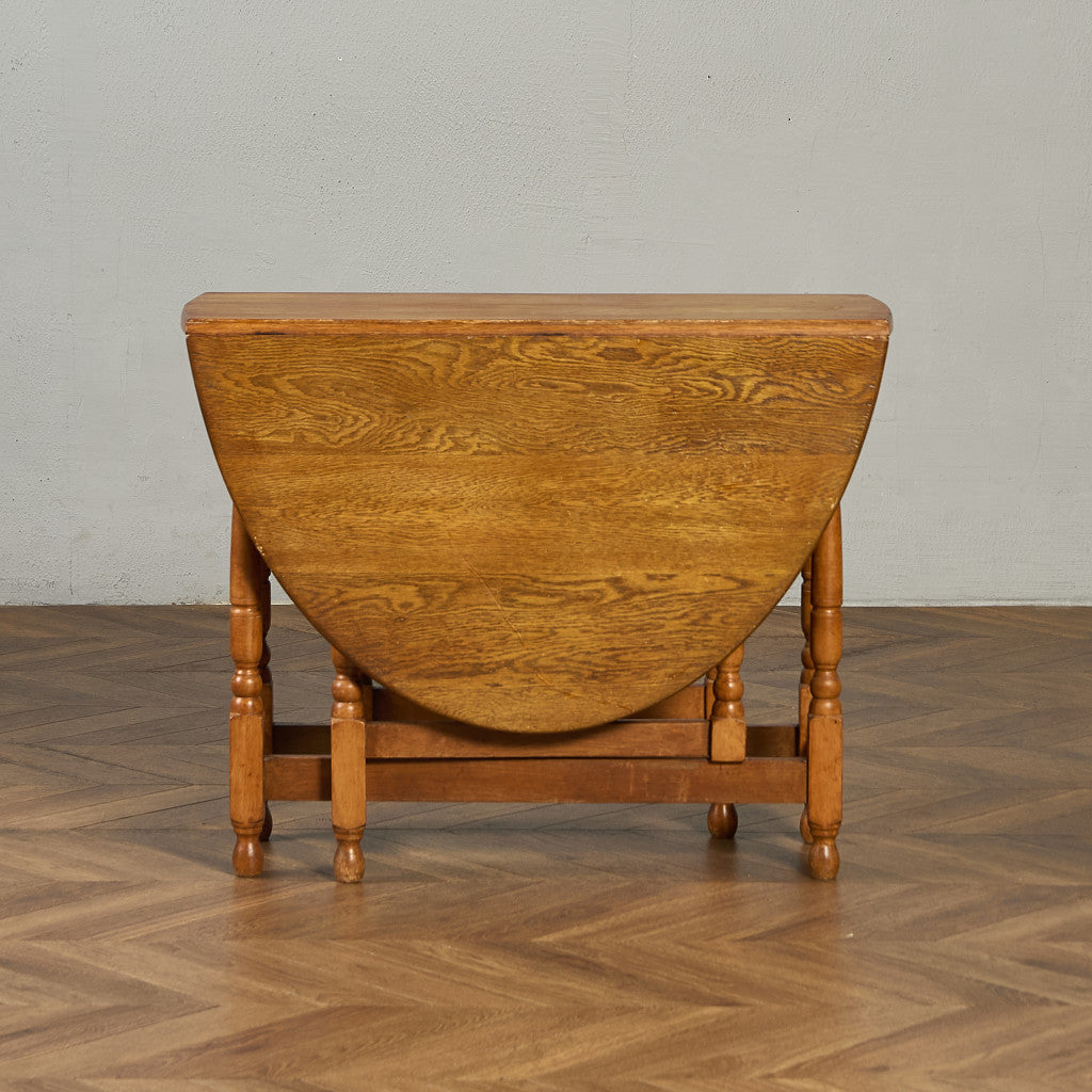 英国 クラシック ドロップリーフ ゲートレッグテーブル