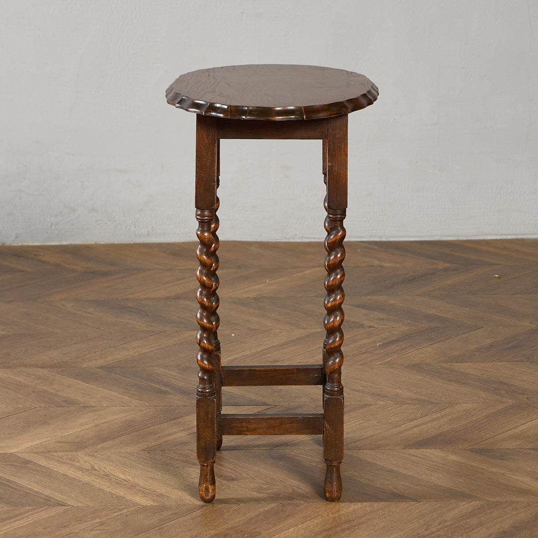 英国 クラシック バーリーシュガーツイスト サイドテーブル