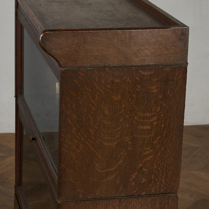 英国 アンティーク スタッキングブックケース 食器棚