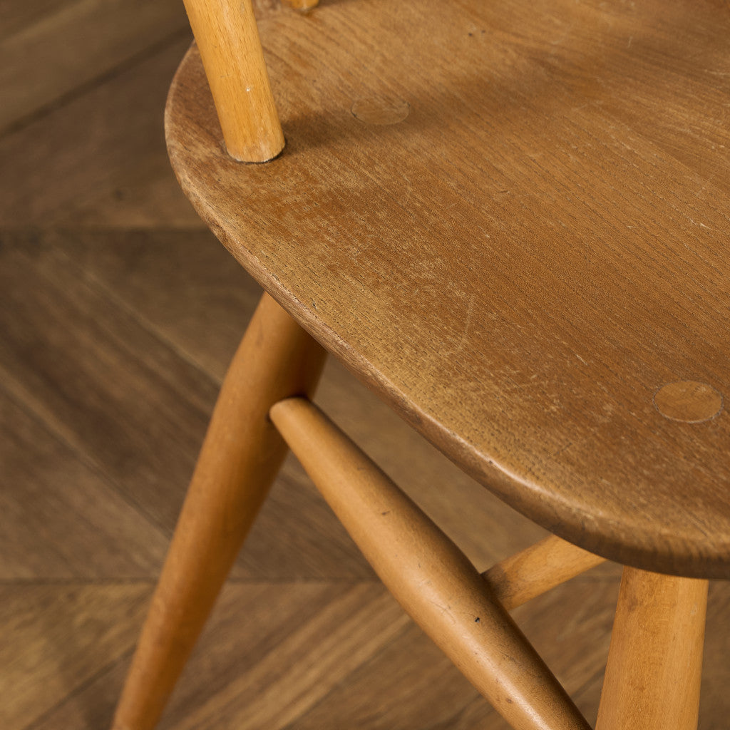 アーコール ERCOL ヴィンテージ クエーカーチェア ブルーラベル #89757