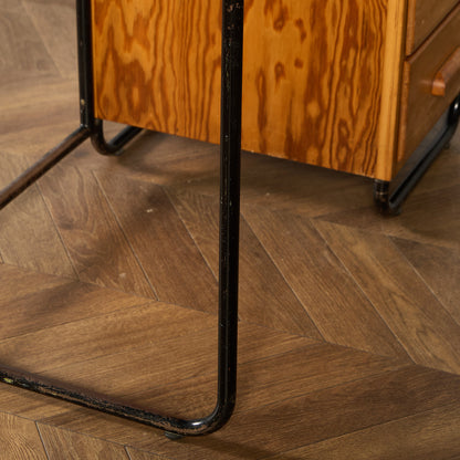 オランダヴィンテージ 片袖デスク