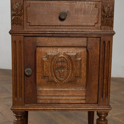 英国 クラシック 大理石 サイドキャビネット #96618