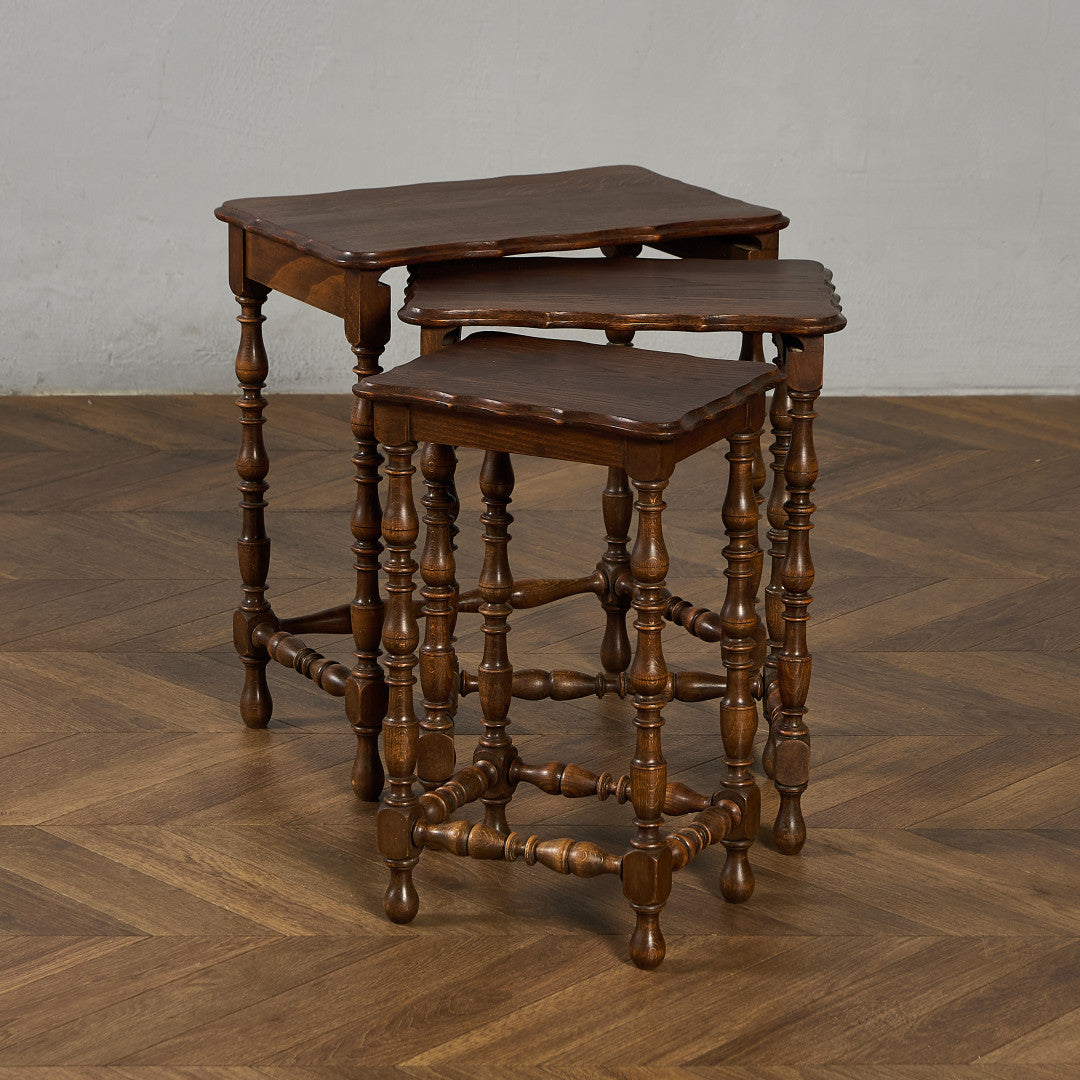 英国 クラシック オーク ネストテーブル