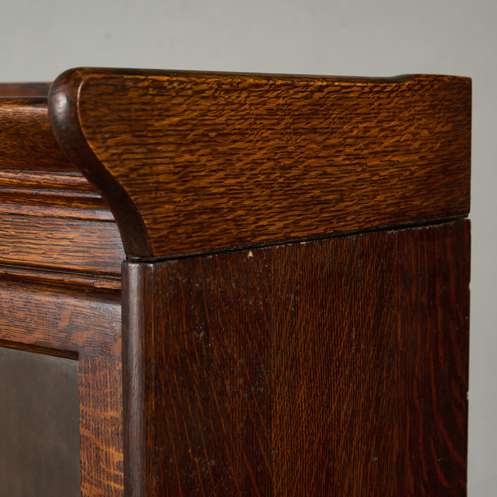 英国 アンティーク スタッキングブックケース 食器棚