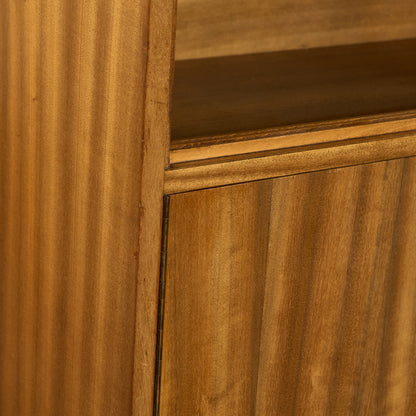 Cumbrae ヴィンテージ ナロー ガラス ブックケース 食器棚