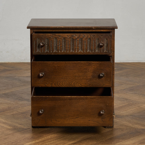 英国 クラシック 3段 サイド チェスト