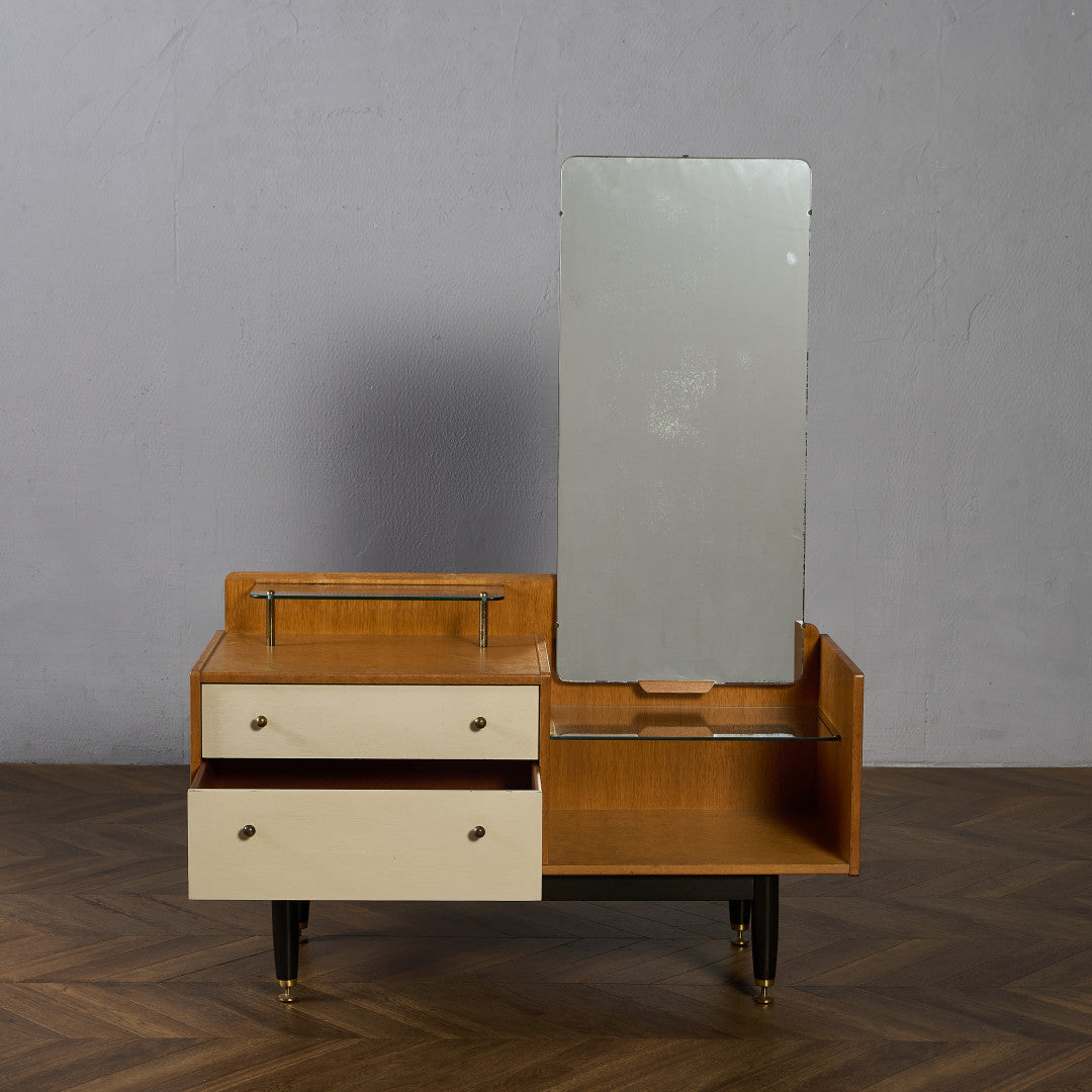 Chinese white ヴィンテージ ドレッシングチェスト 初期ゴールドラベル