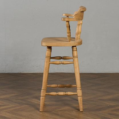 英国 アンティーク カウンターチェア ハイスツール