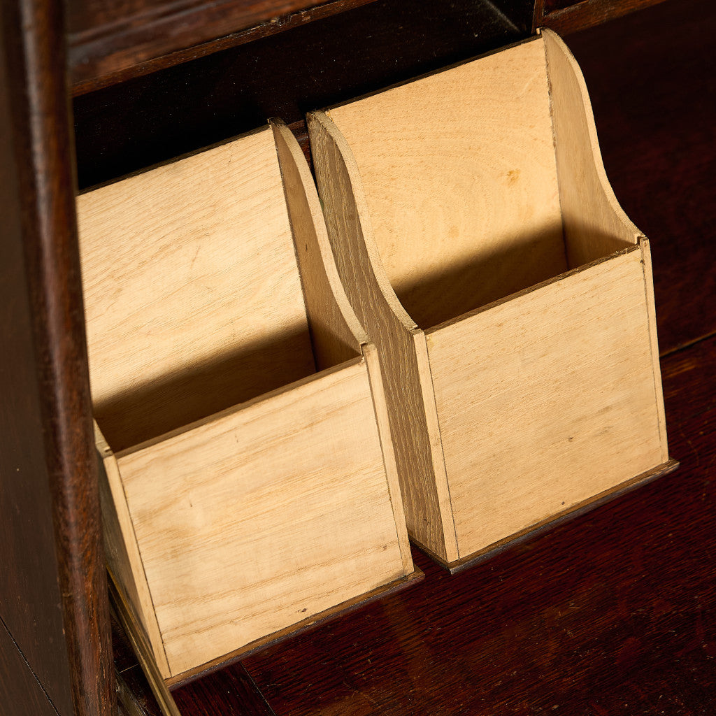 英国 クラシック スタッキング ビューロー ブックケース