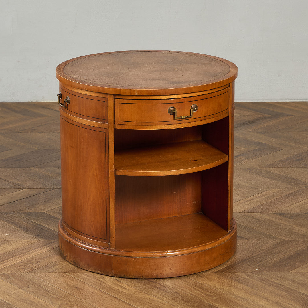 クラシック ドラム テーブル 本棚