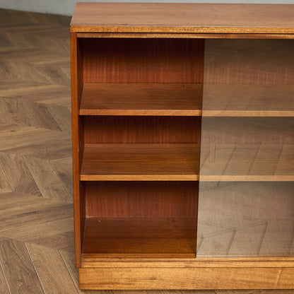 モーリス オブ グラスゴー Morris of Glasgow Cumbrae ヴィンテージ ナロー ガラス ブックケース 食器棚 #94361