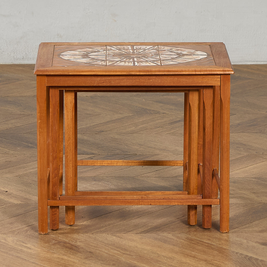 デンマーク TOFTEN タイルトップ ネストテーブル