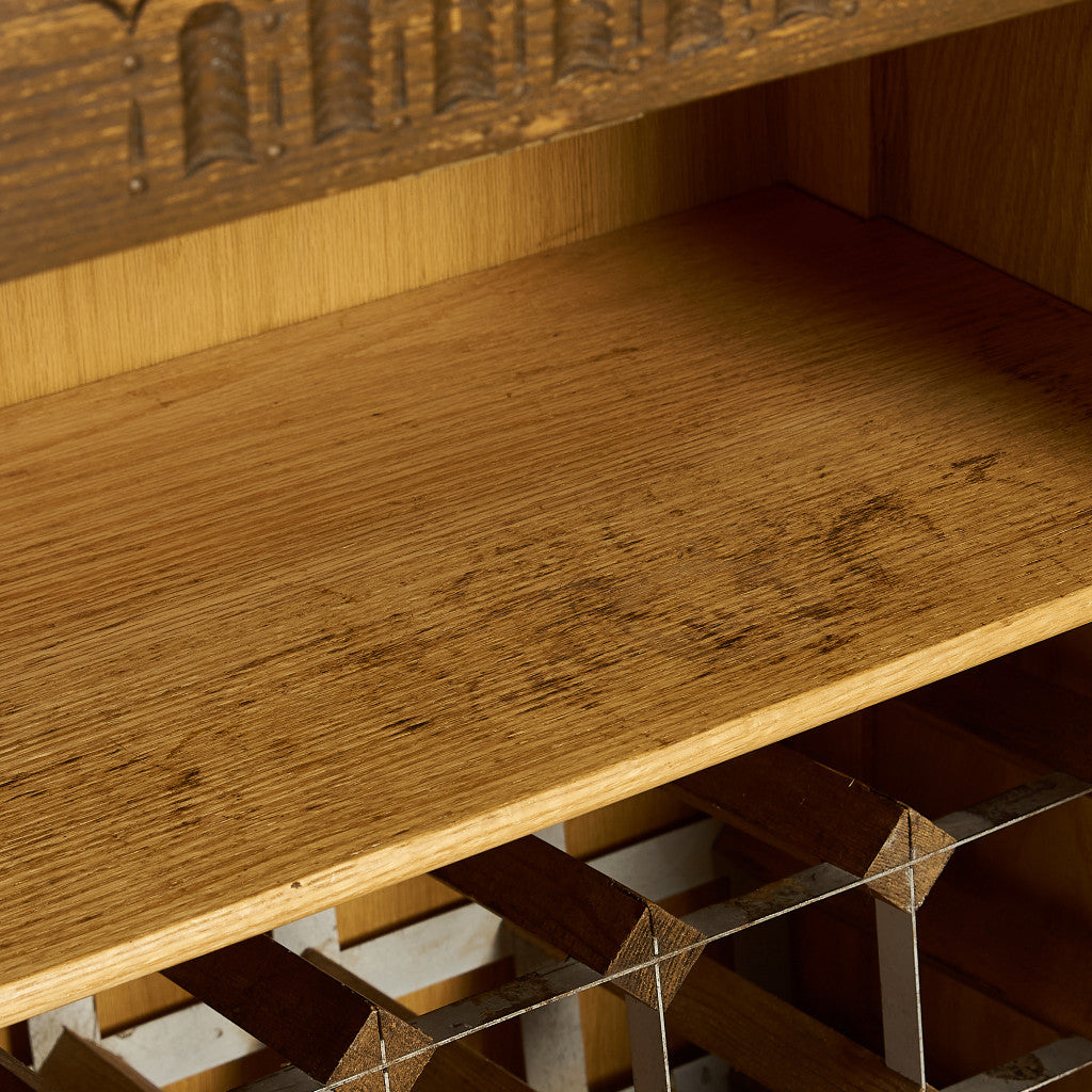 Webber Furniture Croydon Range ボトルラック キャビネット